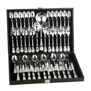    Sterlingcraft® Silver Plated Flatware Set 51pc: Kitchen & Dining