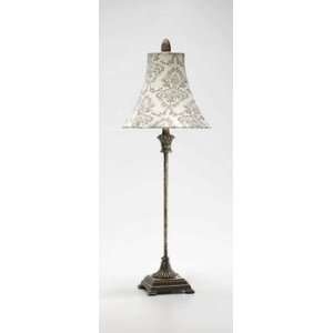 Cyan Lighting 03027 1 Hampton   One Light Buffet Lamp, Plum Glaze 