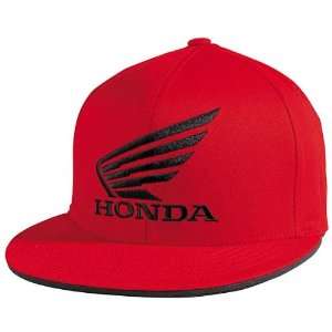  FOX HONDA FLEXFIT HAT RED SM/MD Automotive