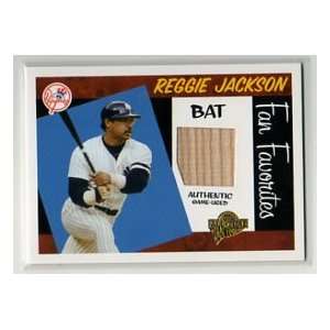   Favorites Reggie Jackson Game Used Bat Card 7/350