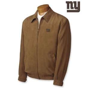  New York Giants Micro Suede City Bomber Jacket Sports 