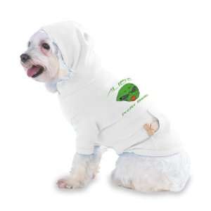 ALIENS Prefer Blondes Hooded (Hoody) T Shirt with pocket for your Dog 