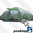 Peaktop 3+1 Rooms 8 10 Man XX Large Family Group Camping Tent