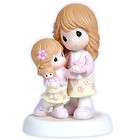   MOMENTS Figurine BABY GIRL DOLL Statue MOTHER & DAUGHTER Hugging