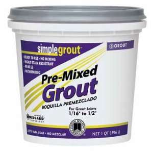  4 each Simplegrout Pre Mixed Grout (PMG122QT)