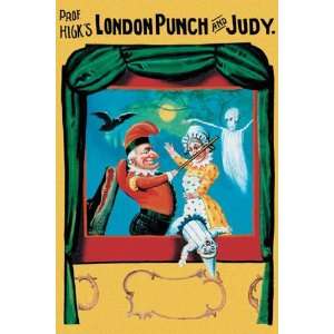  Prof. Hicks London Punch and Judy by Unknown 12x18
