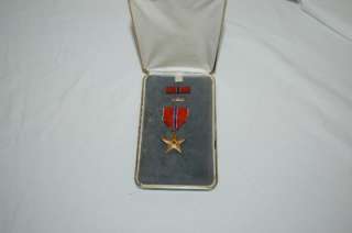 Vintage US Military Bronze Star   Named  