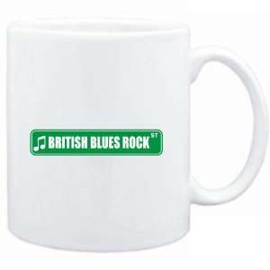  Mug White  British Blues Rock STREET SIGN  Music: Sports 