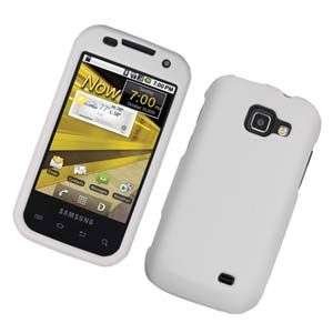 RUBBER WHITE HARD SNAP CASE FOR SAMSUNG TRANSFORM M920  