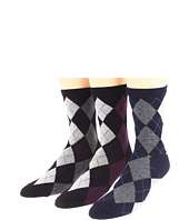 Ecco Socks   Argyle Dark Socks   6 Pack