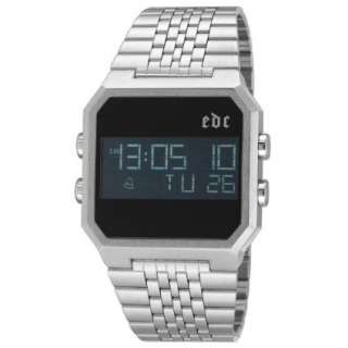 edc by esprit Mens EE100551001 Retro Digital Cool Silver Watch 