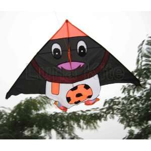  [luna kite] whole kite/185cm big penguin play football 