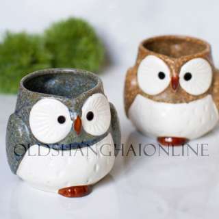 Japanese Ceramic Owl Mug 8oz Kotobuki  