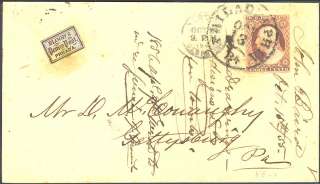15L14, 11, BLOODS PENNY POST ON COVER XF GEM  