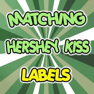 Theme Matching Hershey Kiss Labels   Party Favors  