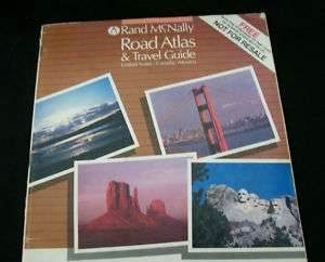Nice Condition, Rand McNally Road Atlas & Travel Guide  
