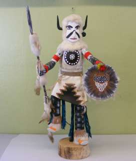 Antique Kachina Doll White Buffalo Navajo Hopi 3 Foot  
