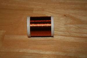 Metallic Rod Wrapping Thread 1 oz Spool Size C   Copper # 9396  