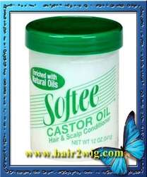 Softee Castor Oil Hair Scalp Conditioner 5oz  