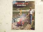 gilson power tillers sales brochure 1978 classic expedited shipping 