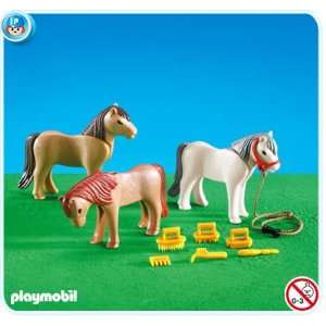  Playmobil Three Ponies Toys & Games