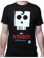 Out of Print The Outsiders Book Mens Vintage Inspired T Shirt