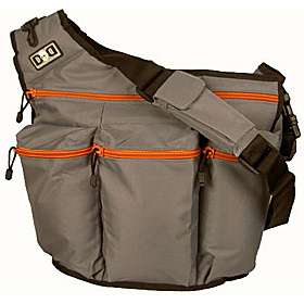 Rating and Reviews for the Diaper Dude Charcoal Diaper Bag with Orange 