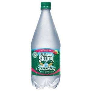 Poland Spring Raspberry Lime Essence Sparkling Natural Spring Water 1 