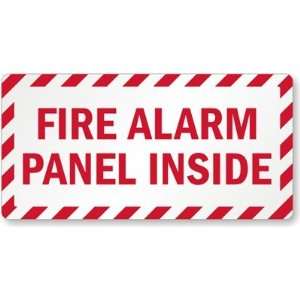 Fire Alarm Panel inside Plastic Label, 10 x 5 Office 