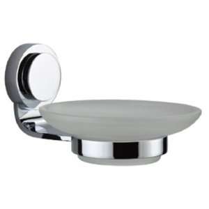  Dawn Sinks Button Series Soap Dish Holder, Satin Nickel 