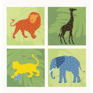  Zoo Animals Wall Decals Appliques