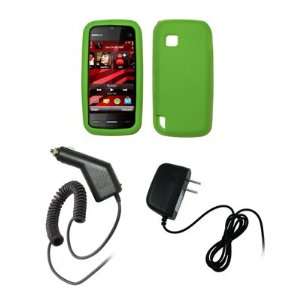  Nokia Nuron 5230   Premium Neon Green Soft Silicone Gel 