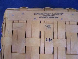 LONGABERGER BASKETS MOTHERS DAY & SMALL W/ LINERMOTHE  