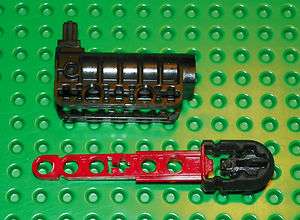 Lego   Technic Competition Cannon & Arrow   Black & Red  