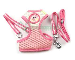 New Brand Dog pet Soft Harness Mesh and Dog lead  