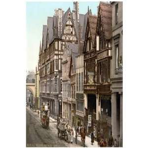  11x 14 Poster.  Chester New Gate Street  Poster. Decor 