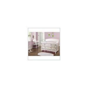    Graco Charleston 4 in 1 Convertible Crib Set in Classic White Baby