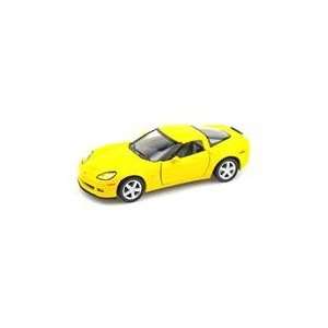  2007 Chevy Corvette Z06 1/36 Yellow: Toys & Games