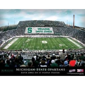   Personalized Michigan State Spartans Stadium Print