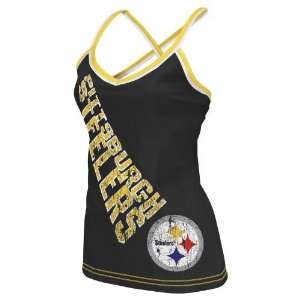   Sports Reebok Womens Pittsburgh Steelers Cheer Tank: Sports & Outdoors