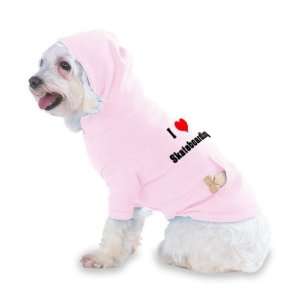  Skateboarding Hooded (Hoody) T Shirt with pocket for your Dog or Cat 