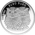 Belarus 2010 20 rubles Eagle Owls Bubo Bubo Proof Silver Coin