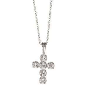  Crislu Cross Pendant (0.75 cttw) CRISLU Jewelry