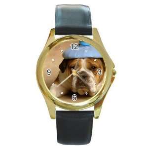 bulldog Gold Metal Watch 