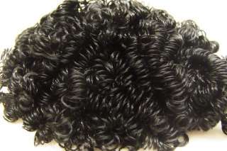 Curly Doll Hair   Black   1/2 oz.  