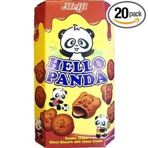 Meiji Hello Panda Double Chocolate, 1.74 Ounce Units (Pack of 20 