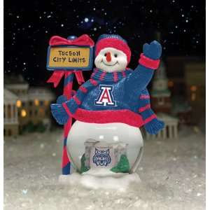 Arizona Wildcats Team City Limits Snowman NCAA College Athletics Fan 
