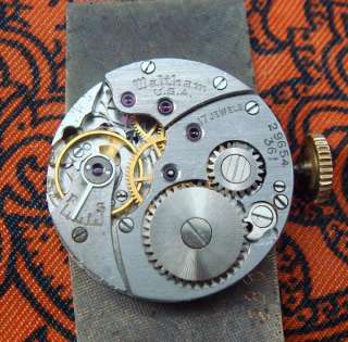 Mens Antique Vintage Old 48mm LONG 20s era Waltham Watch w/Orig. Box 