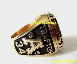 1986 ARIZONA WILDCATS NCAA NATIONAL CHAMPIONSHIP RING  