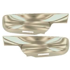   Pickup Truck Chrome Mirror Cover Kit (Bottom Half Only): Automotive